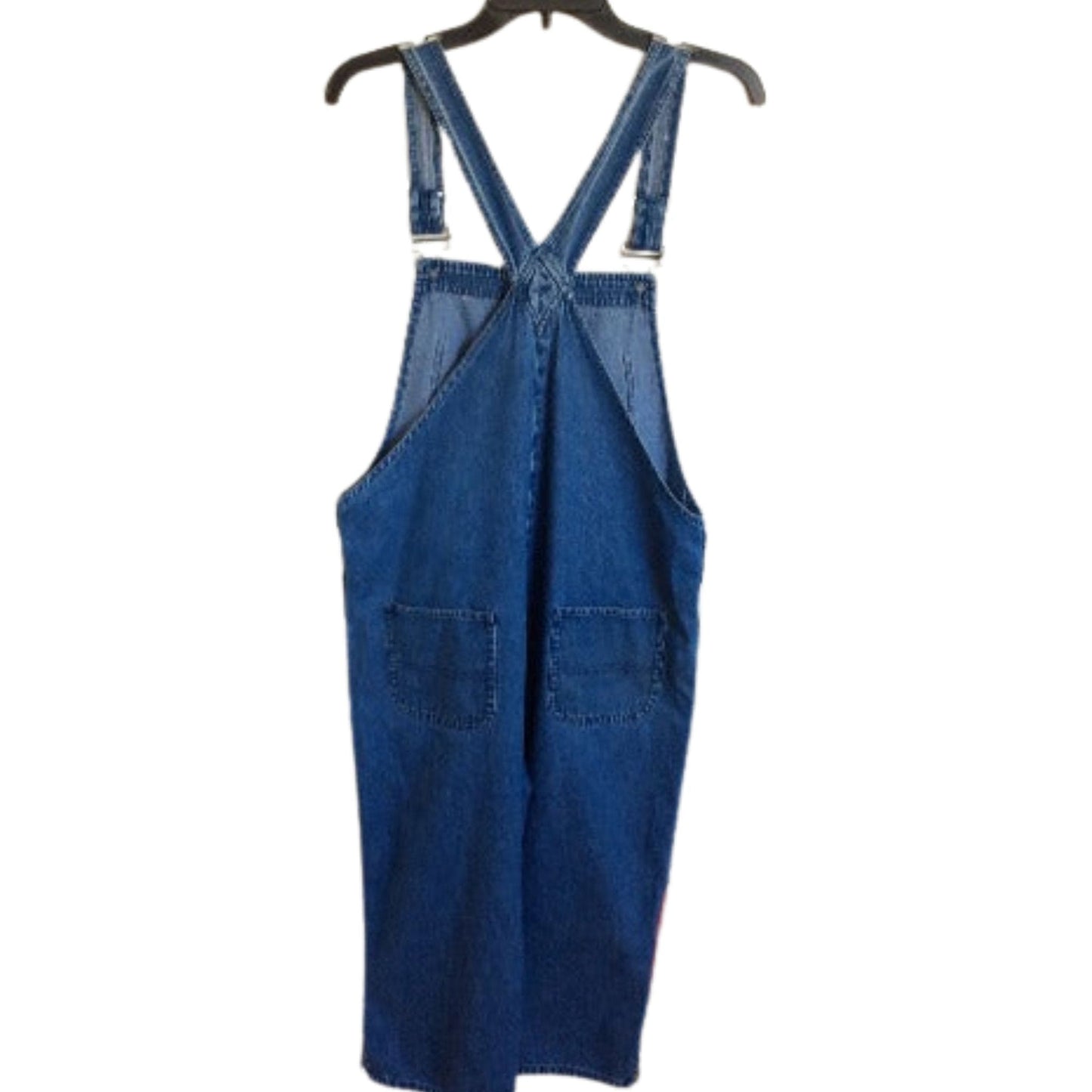 Cropped Denim Overalls