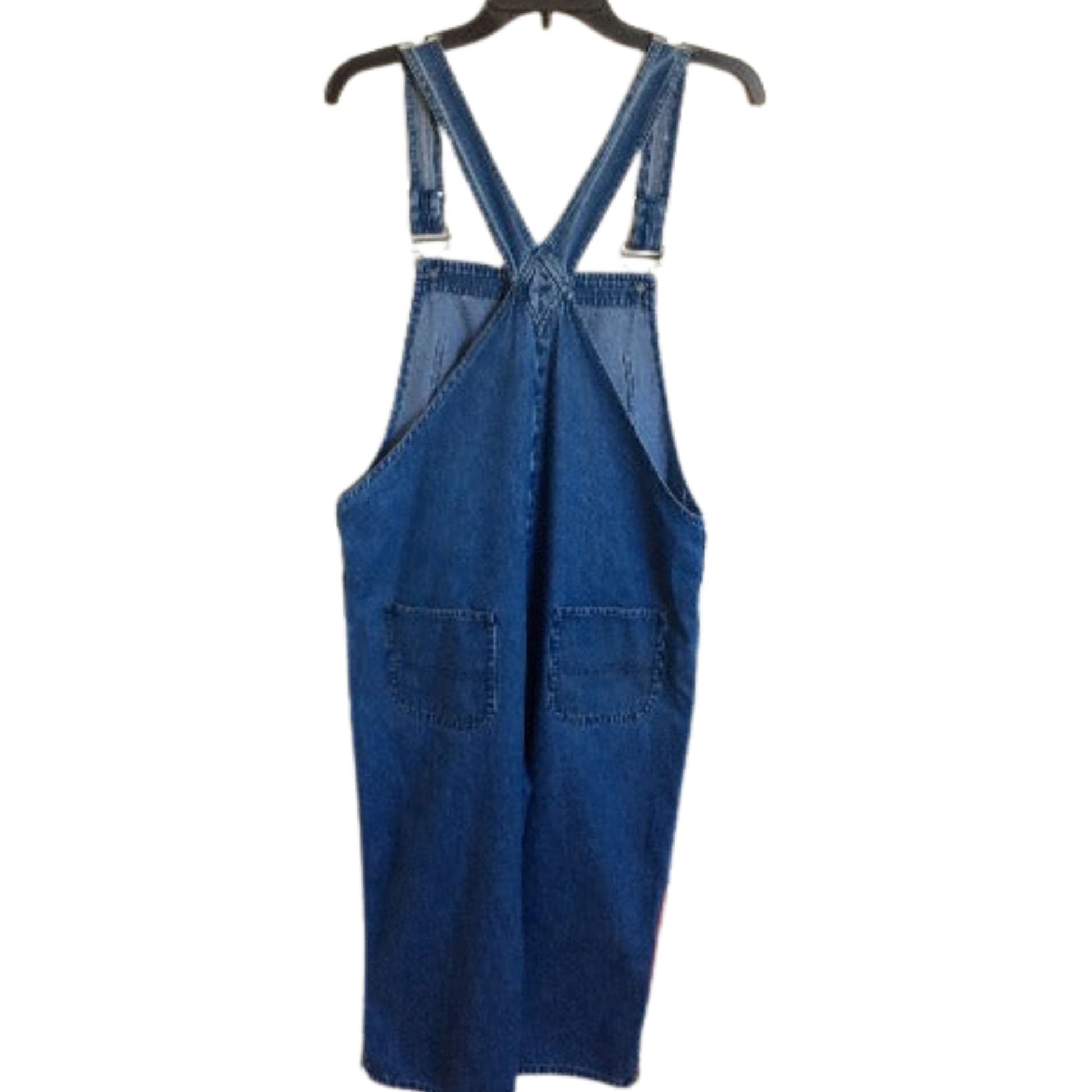 Cropped Denim Overalls