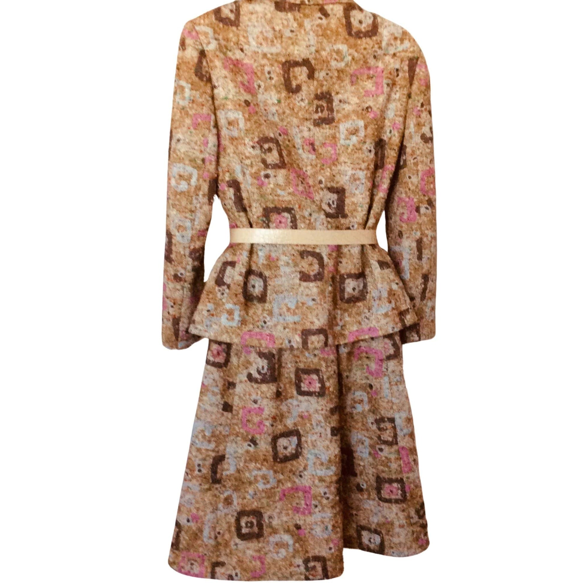 David Crystal Skirt Suit