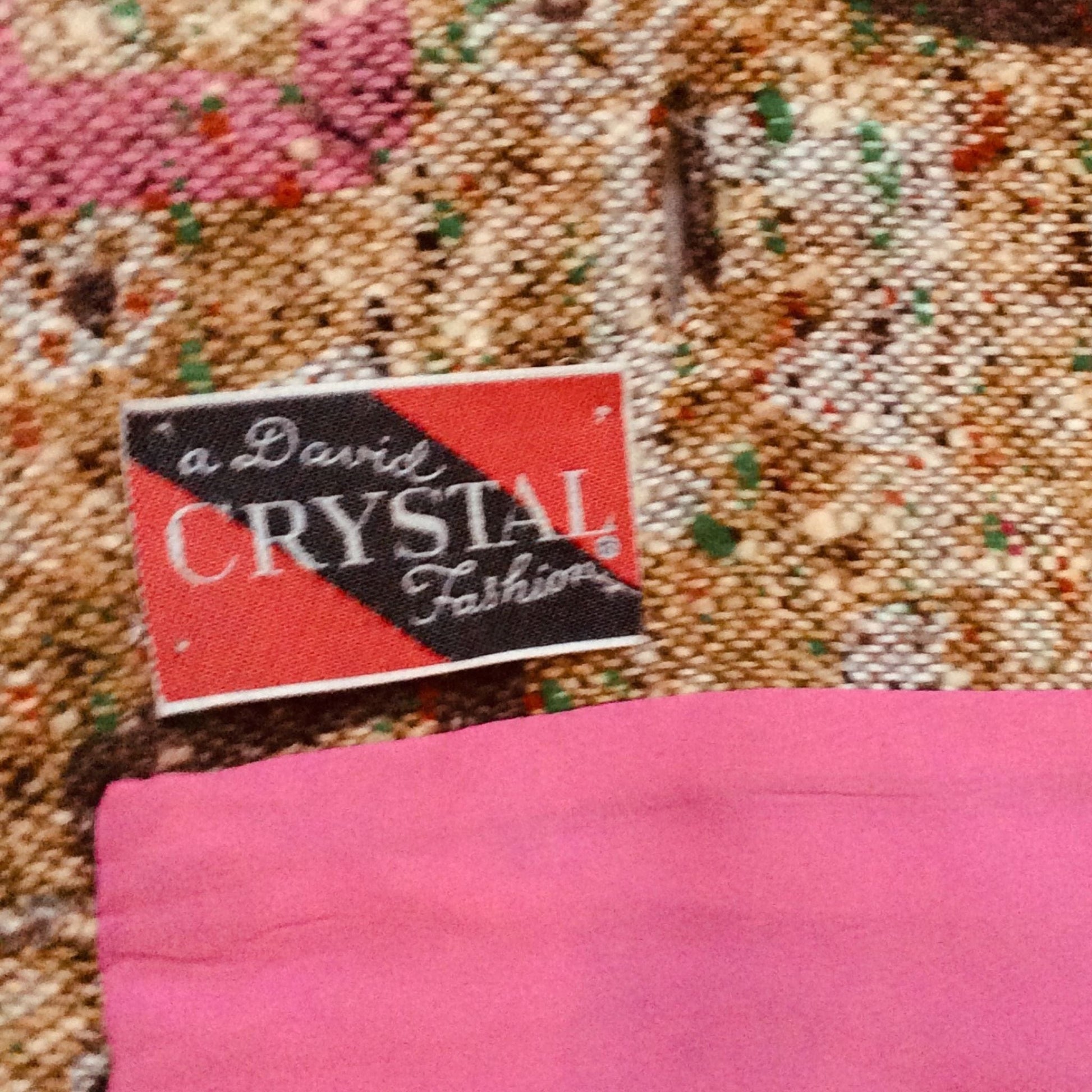 David Crystal Skirt Suit
