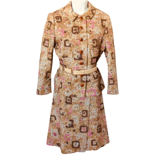 David Crystal Skirt Suit