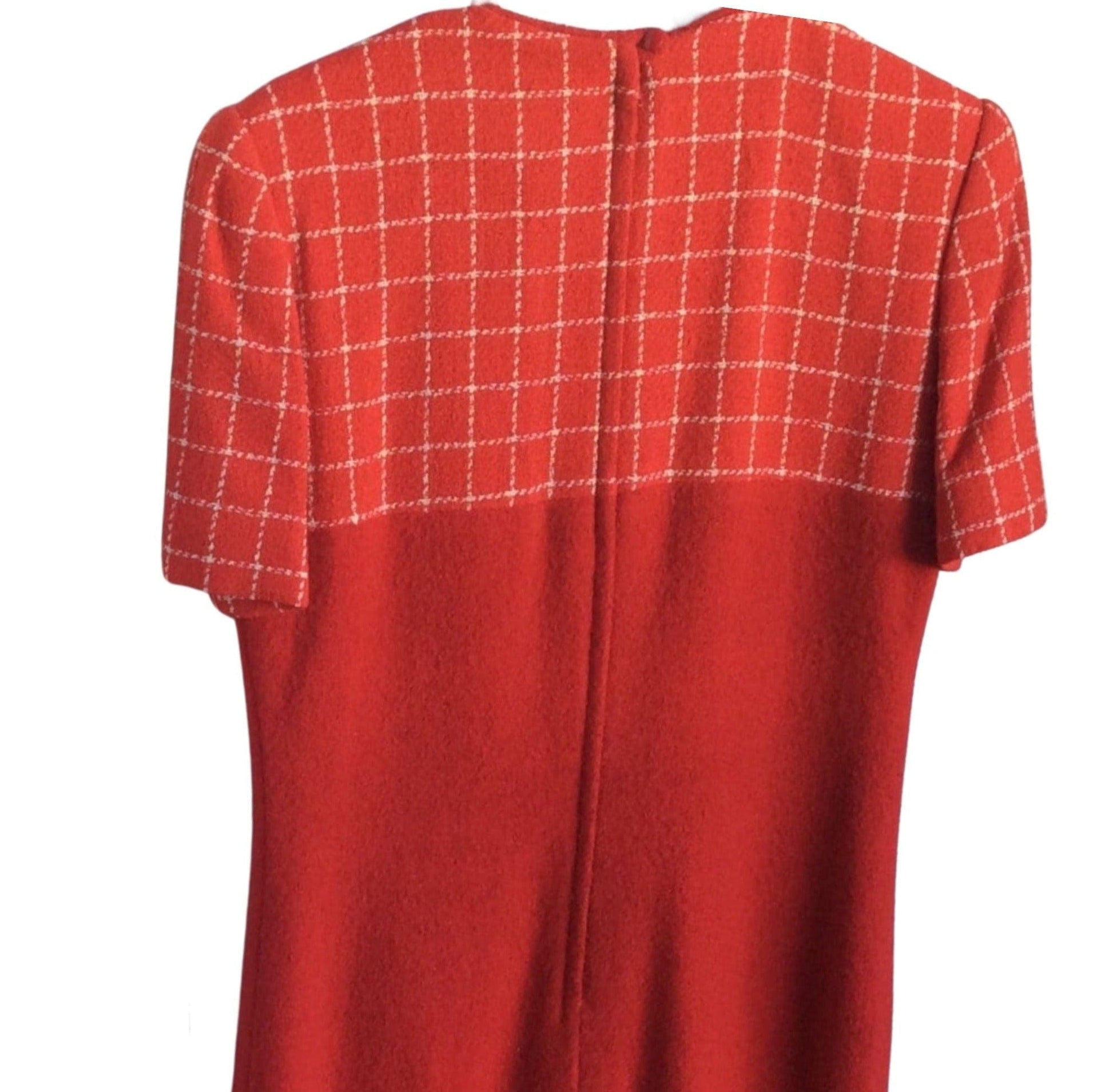 David Hayes Dress Outfit Medium / Red / Vintage 1980s