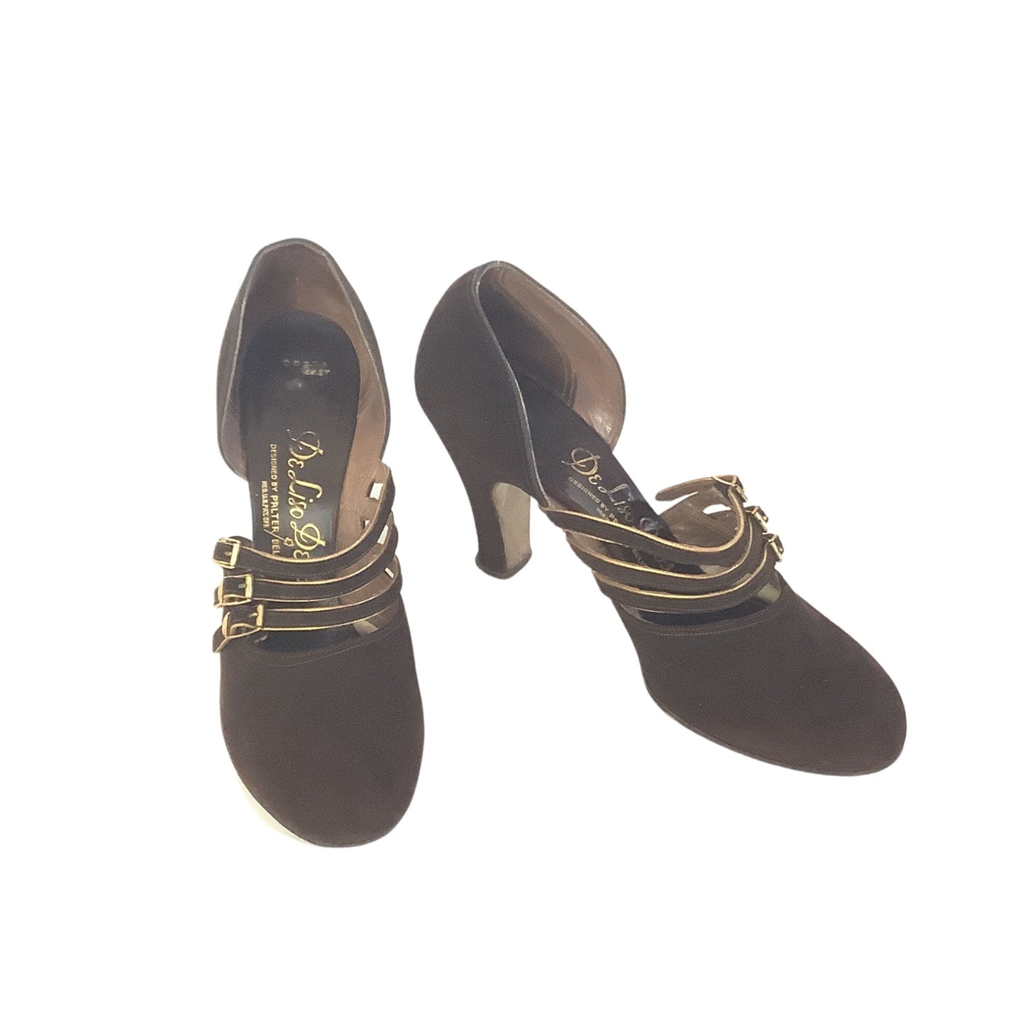Deliso Debs Brown Heels
