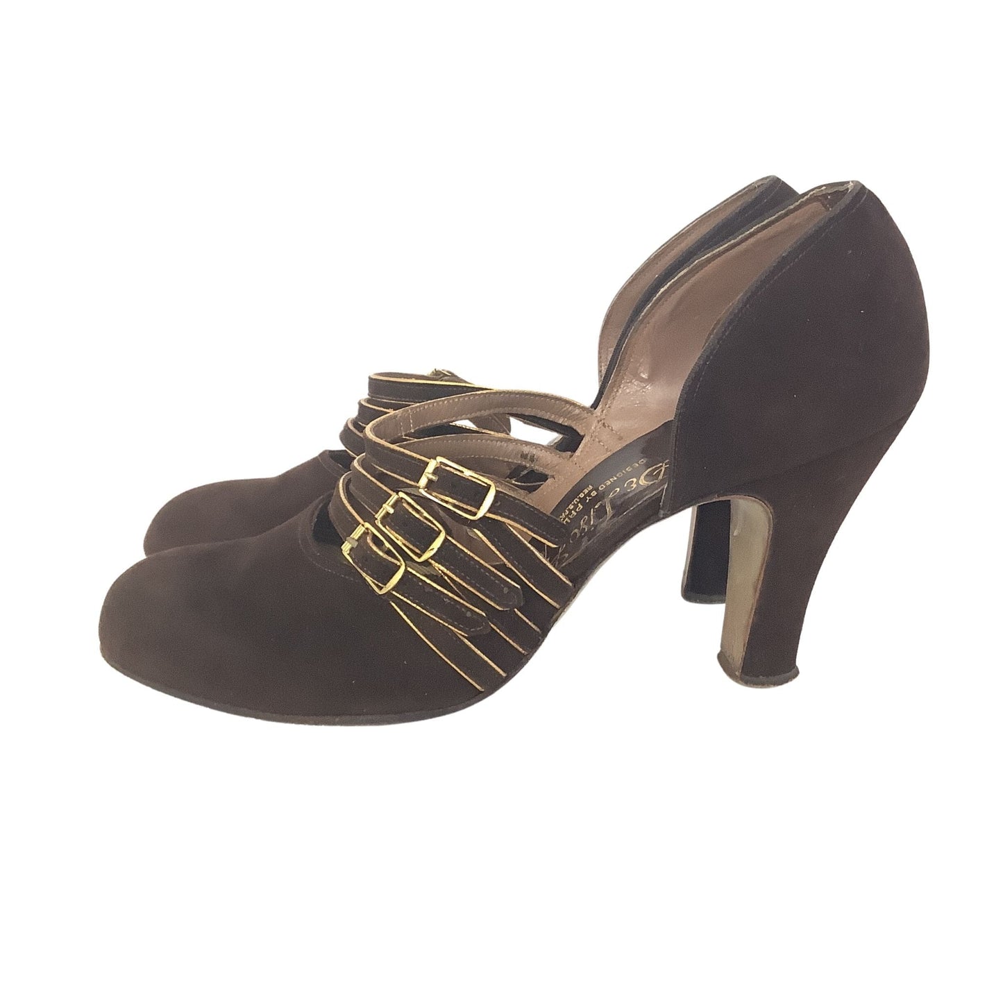 Deliso Debs Brown Heels