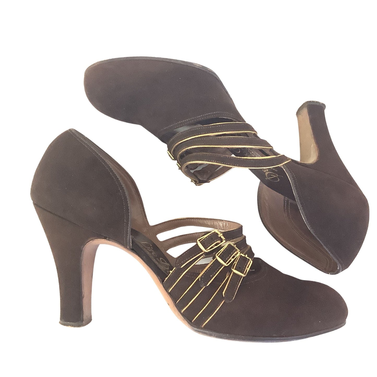 Deliso Debs Brown Heels