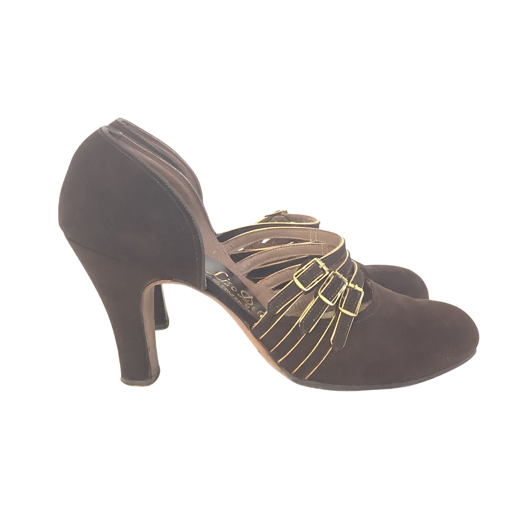 Deliso Debs Brown Heels