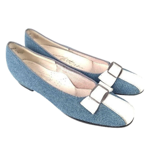 Denim Flat Heel Shoes