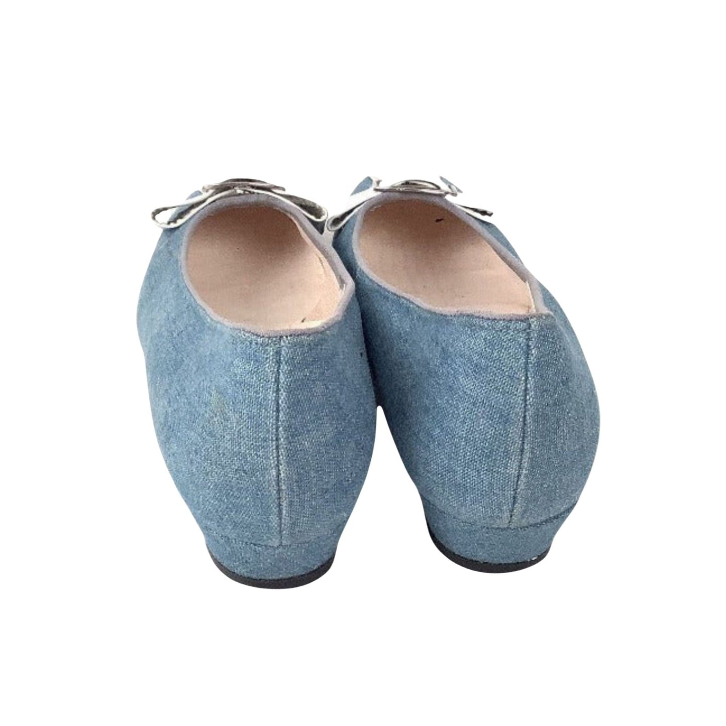 Denim Flat Heel Shoes