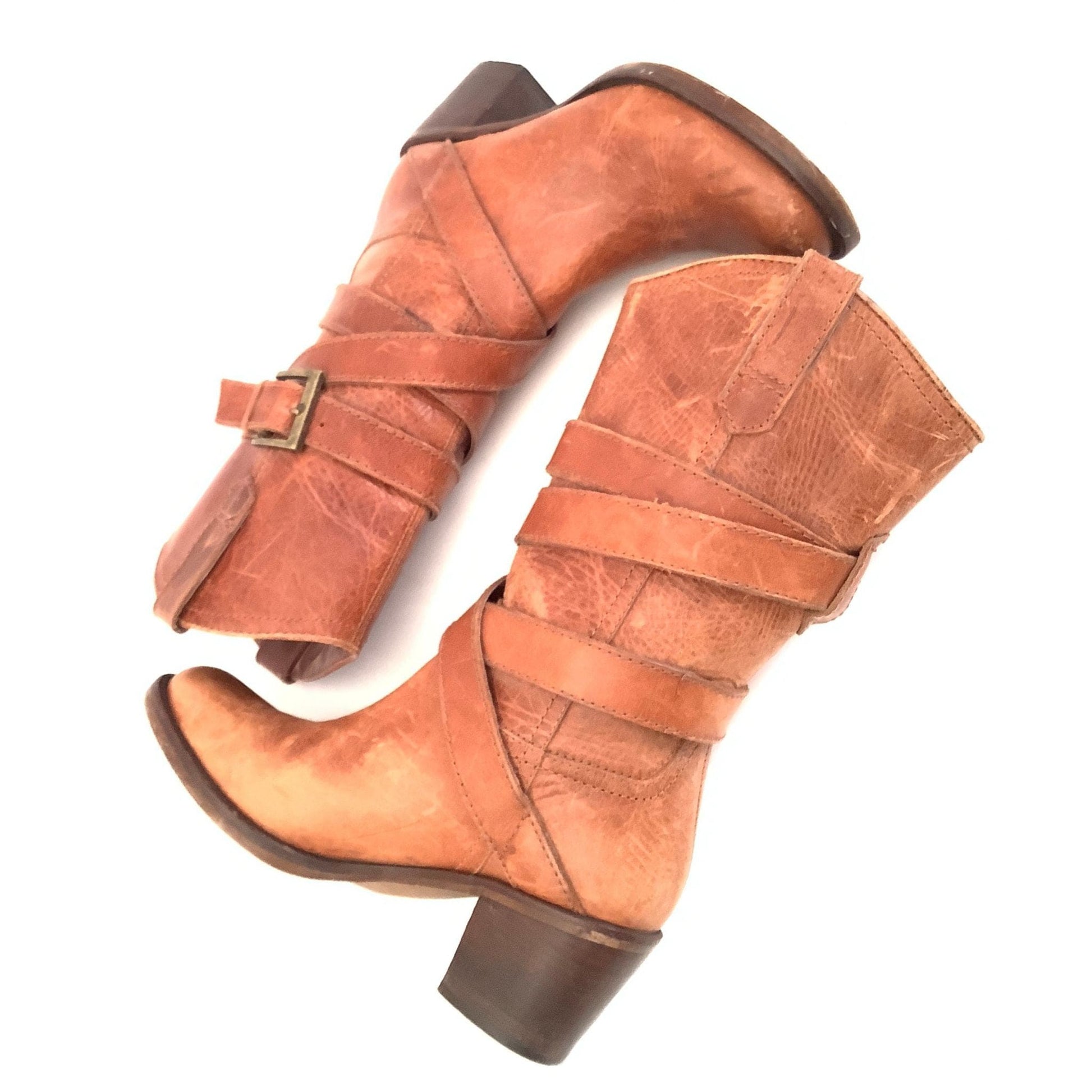 Distressed Retro Boots