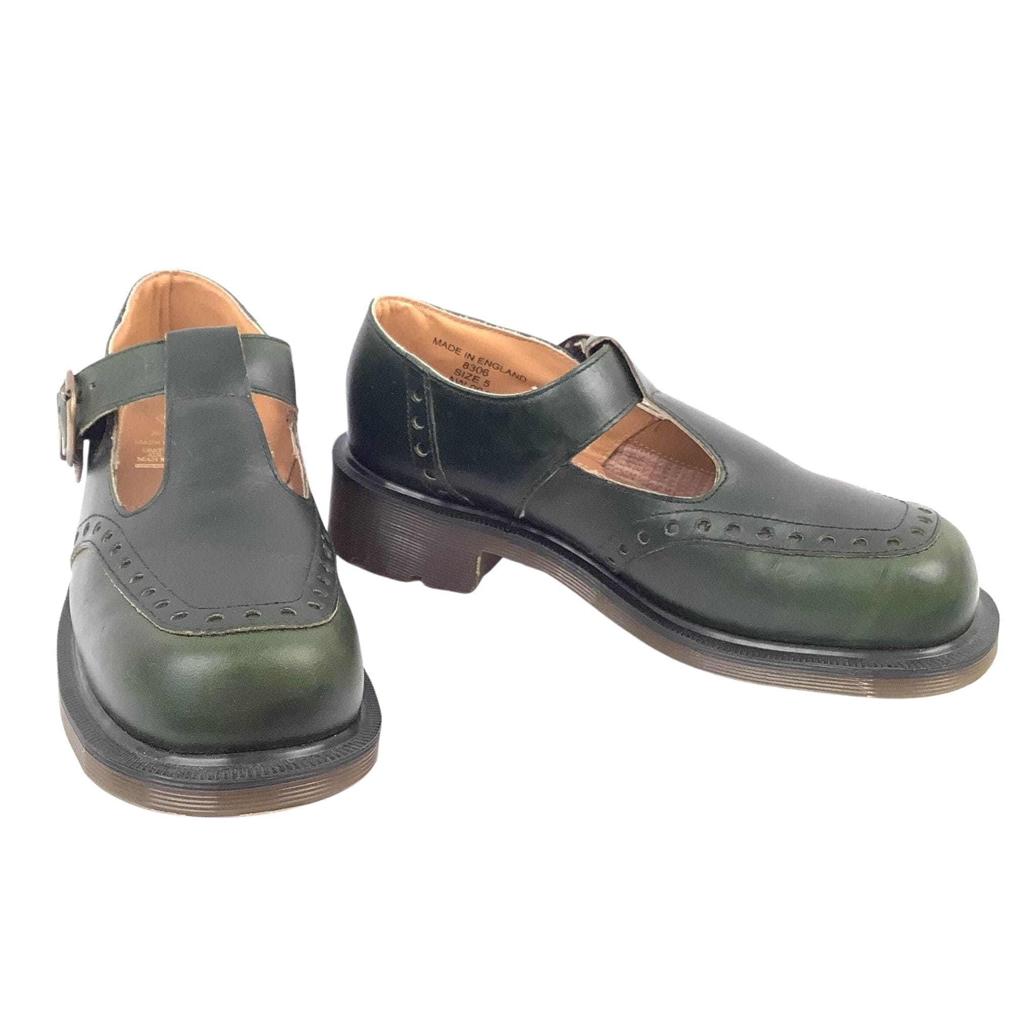 Doc Martens Creepers Green Mary Janes Women's Size-7