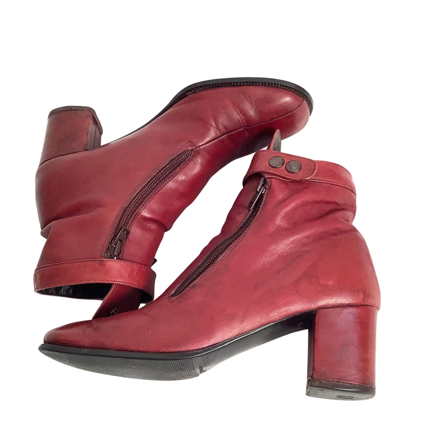 Double Zipper Booties