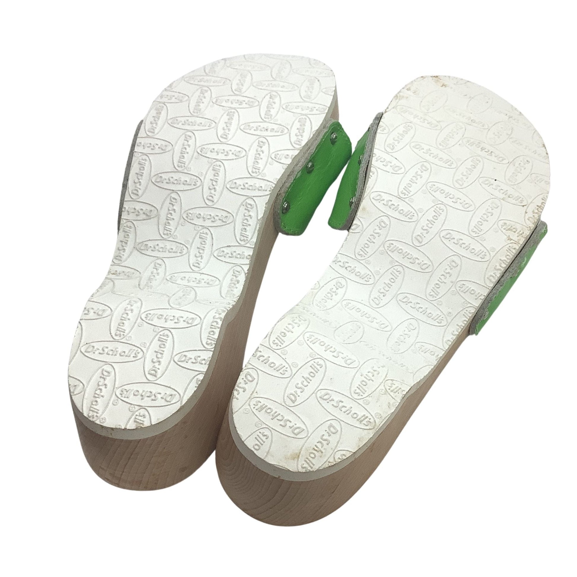 Dr Scholl's Green Sandals - Vintage 1990s Made in Italy