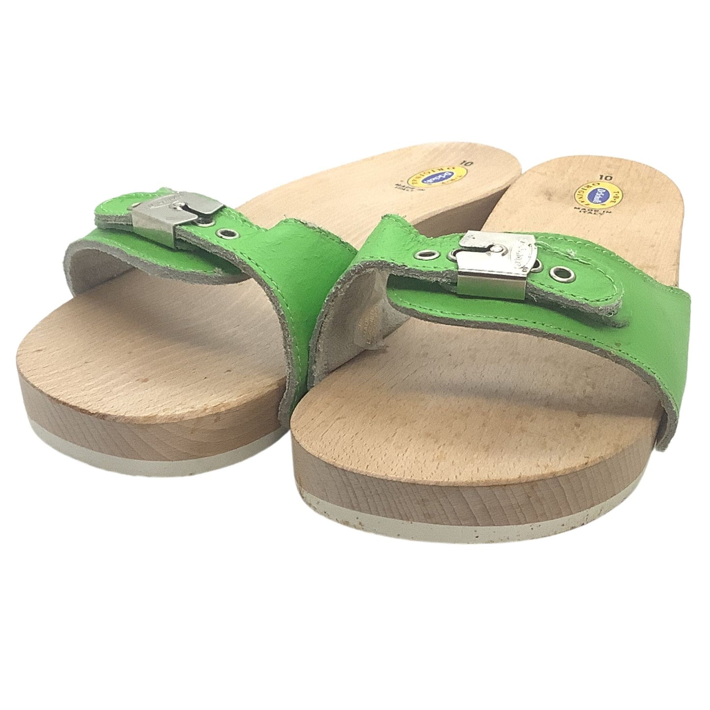 Dr Scholl's Green Sandals - Vintage 1990s Made in Italy