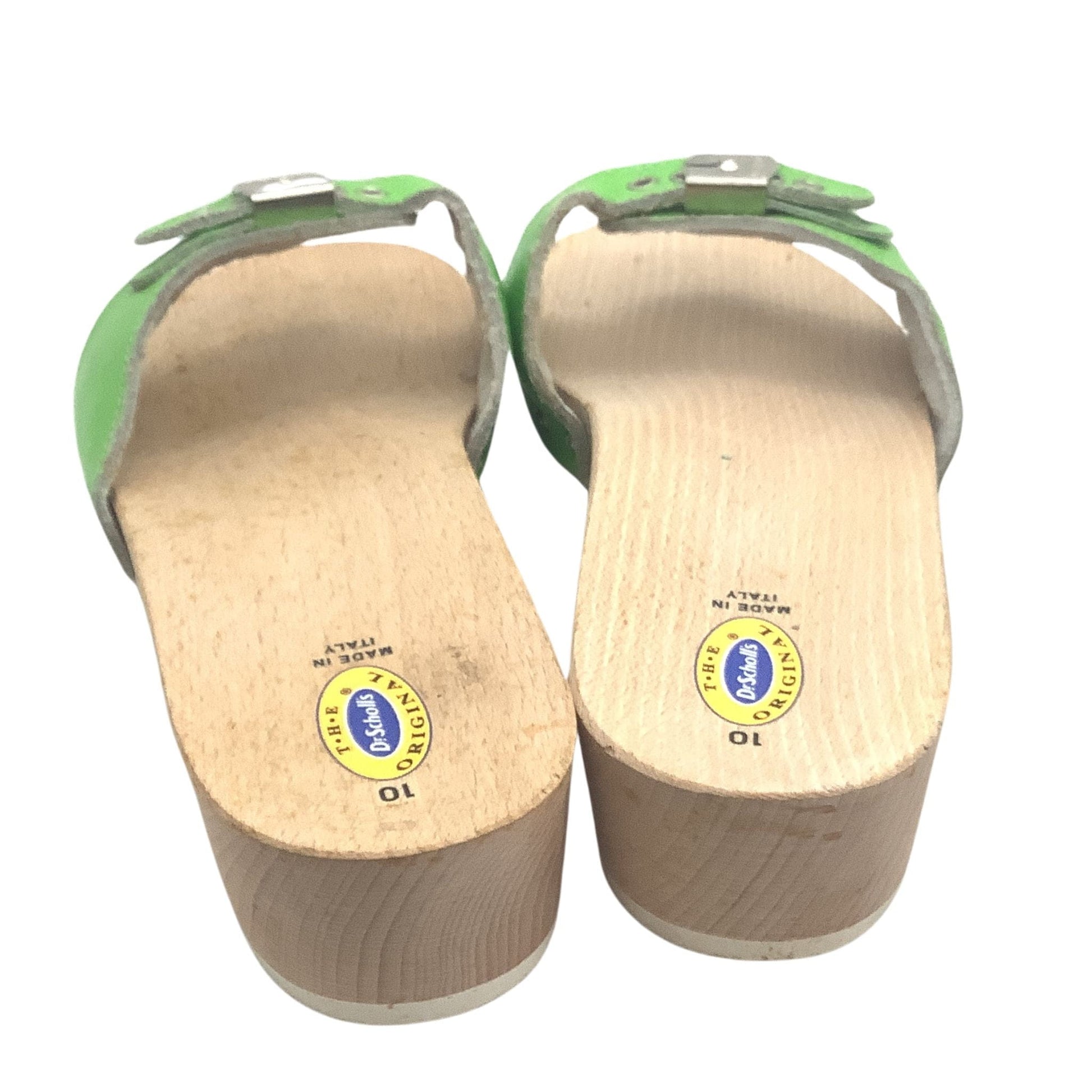 Dr Scholl's Green Sandals - Vintage 1990s Made in Italy