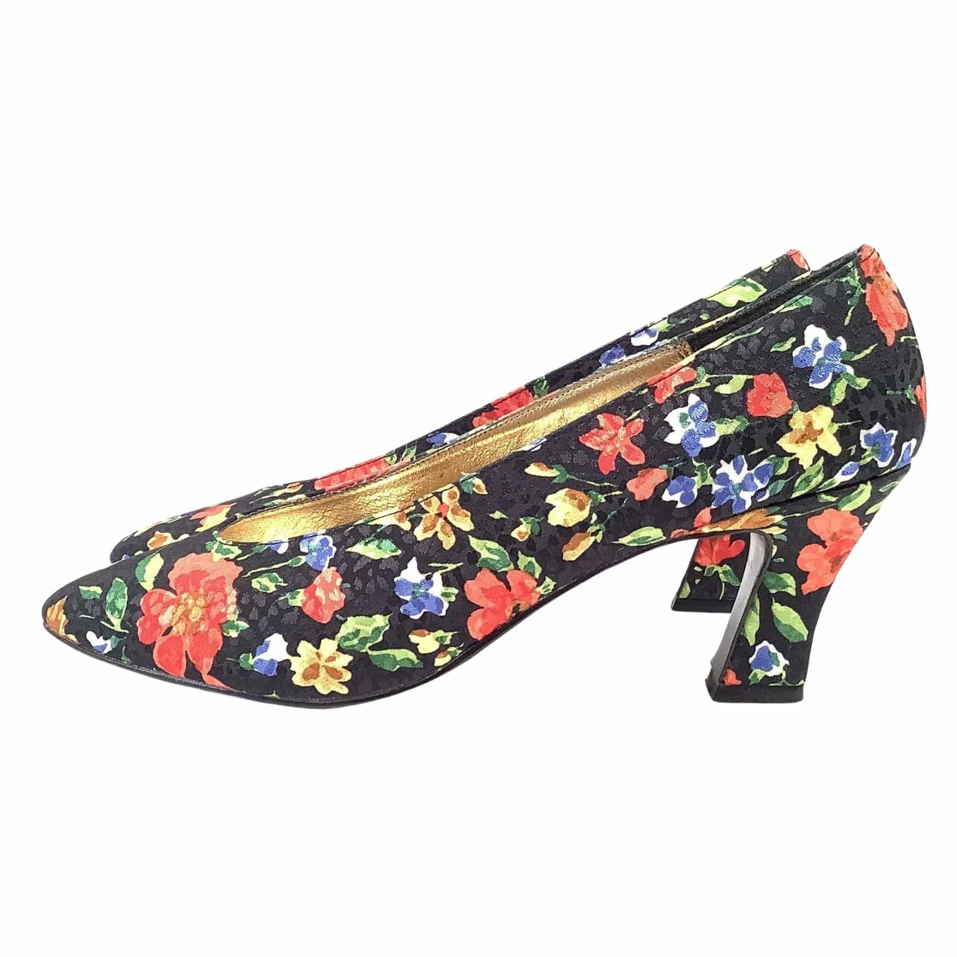 Dressy Floral Pumps