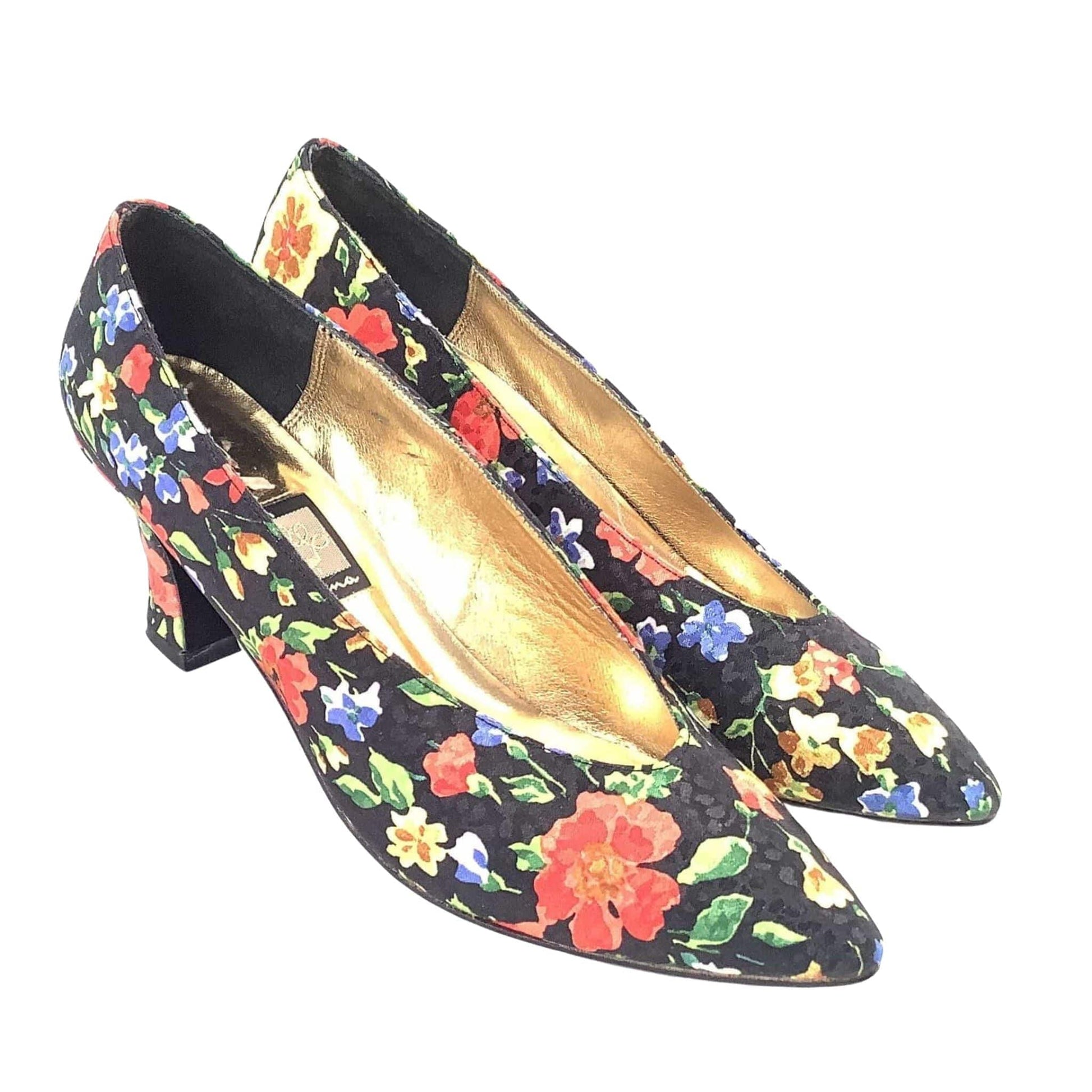 Dressy Floral Pumps