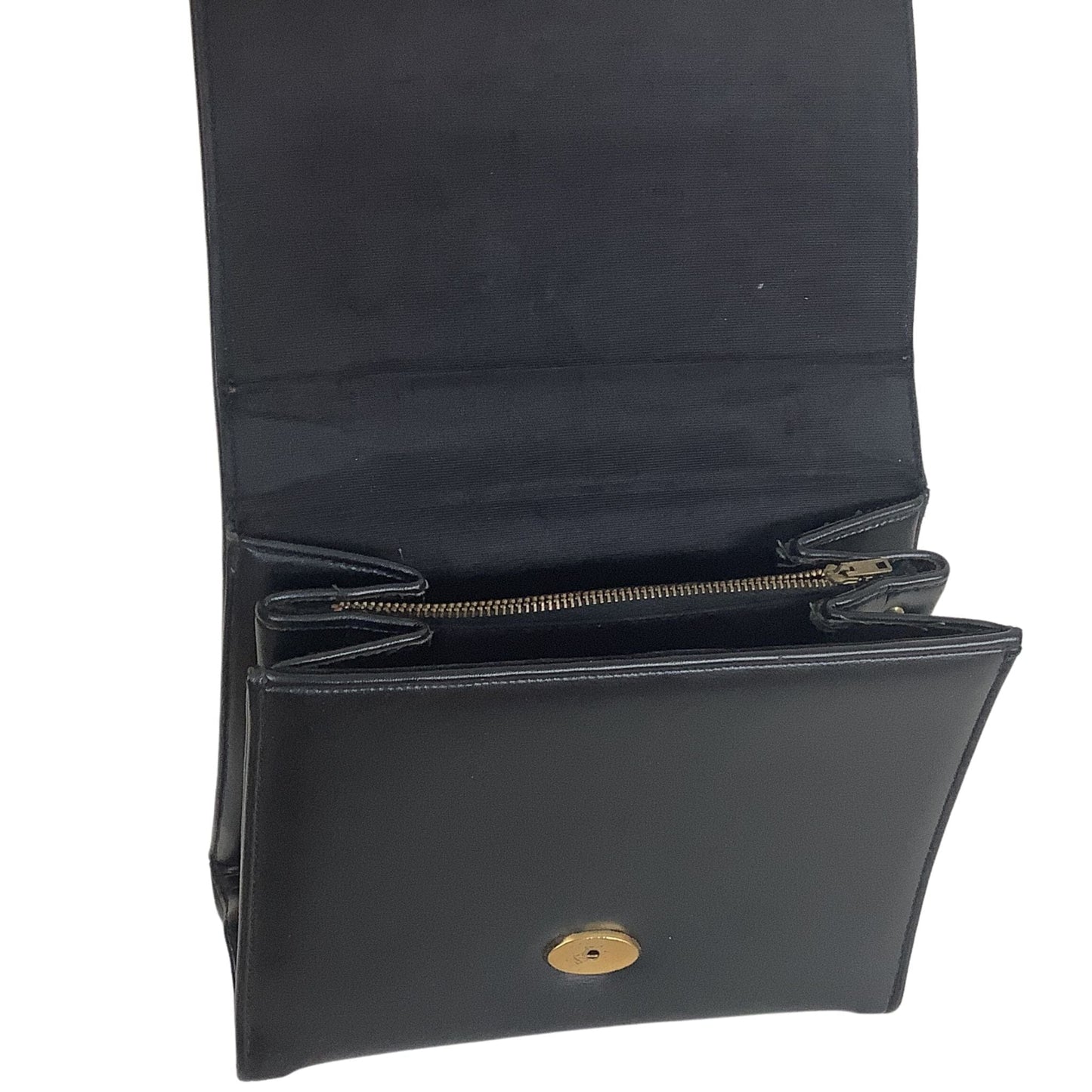 Elegant Black Leather Purse