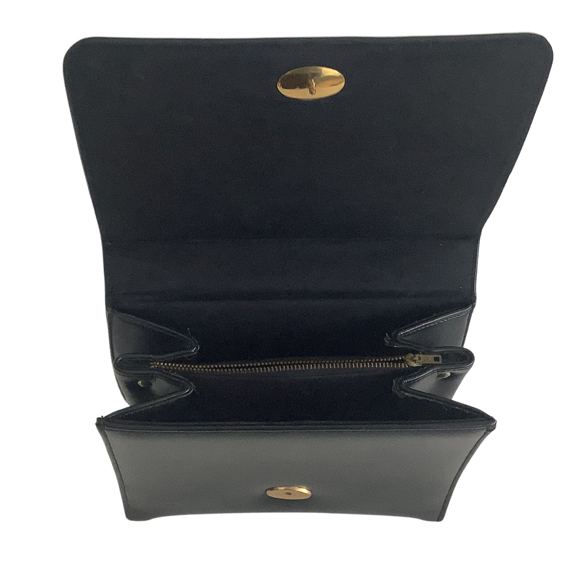 Elegant Black Leather Purse