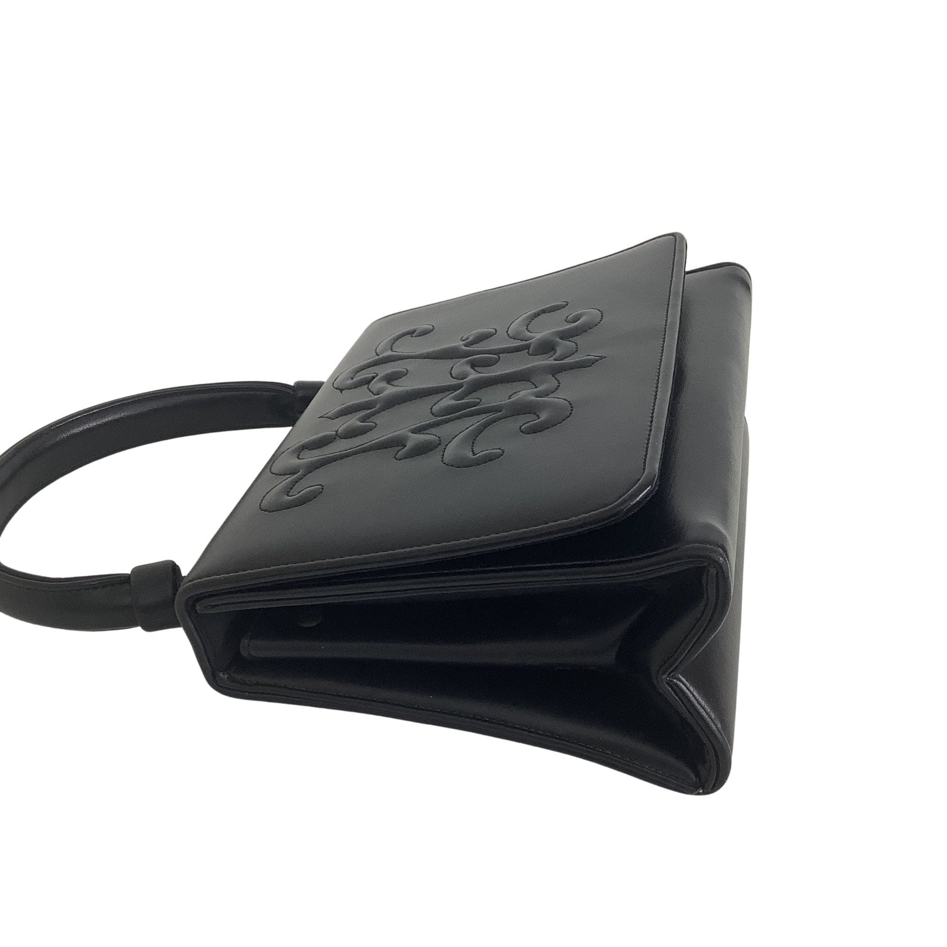 Elegant Black Leather Purse