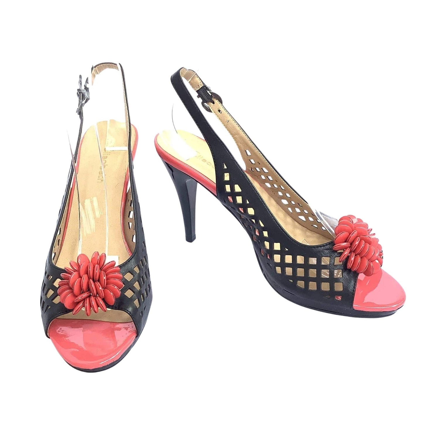 Black Stiletto Heels Laser-Cut