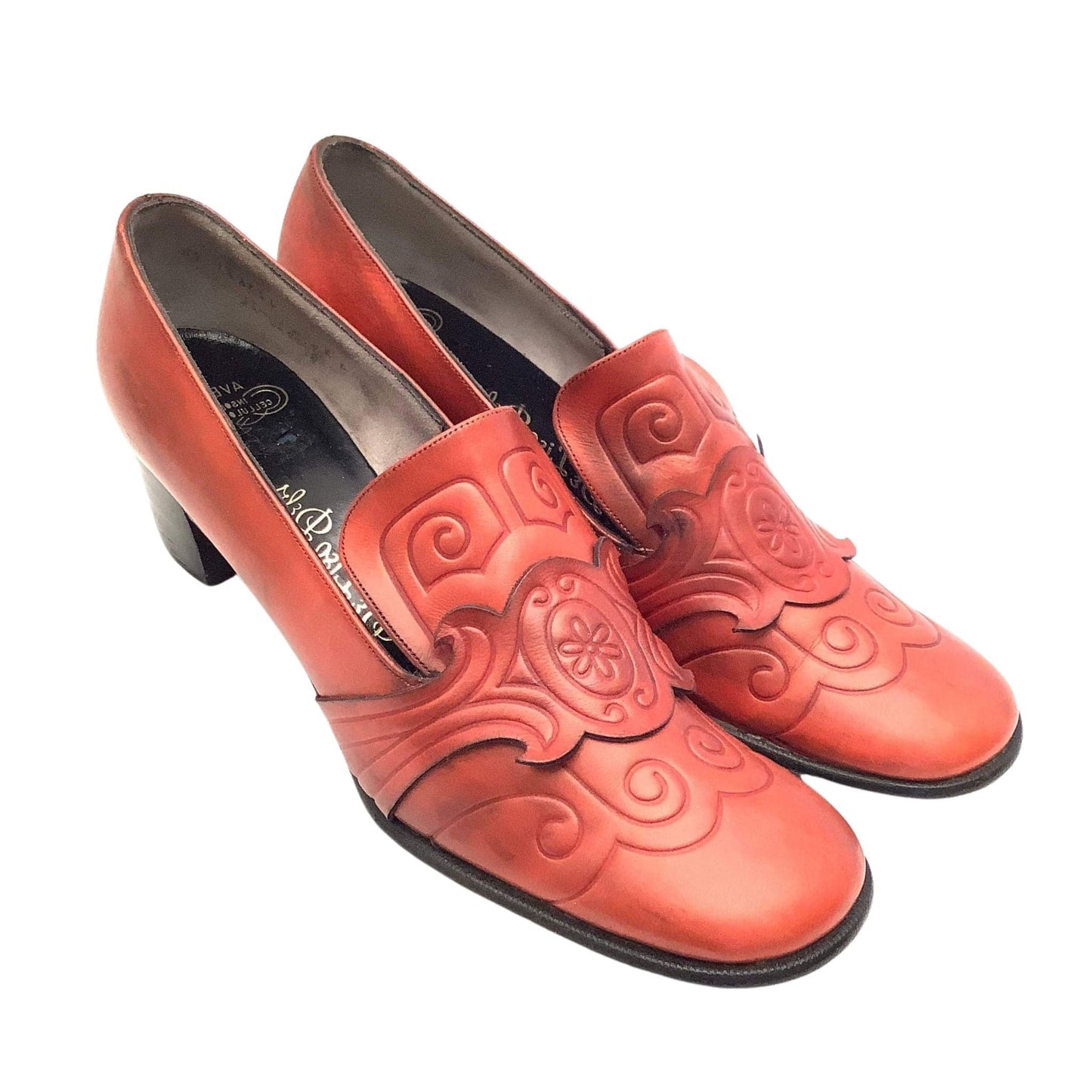 Embossed Deliso Heels