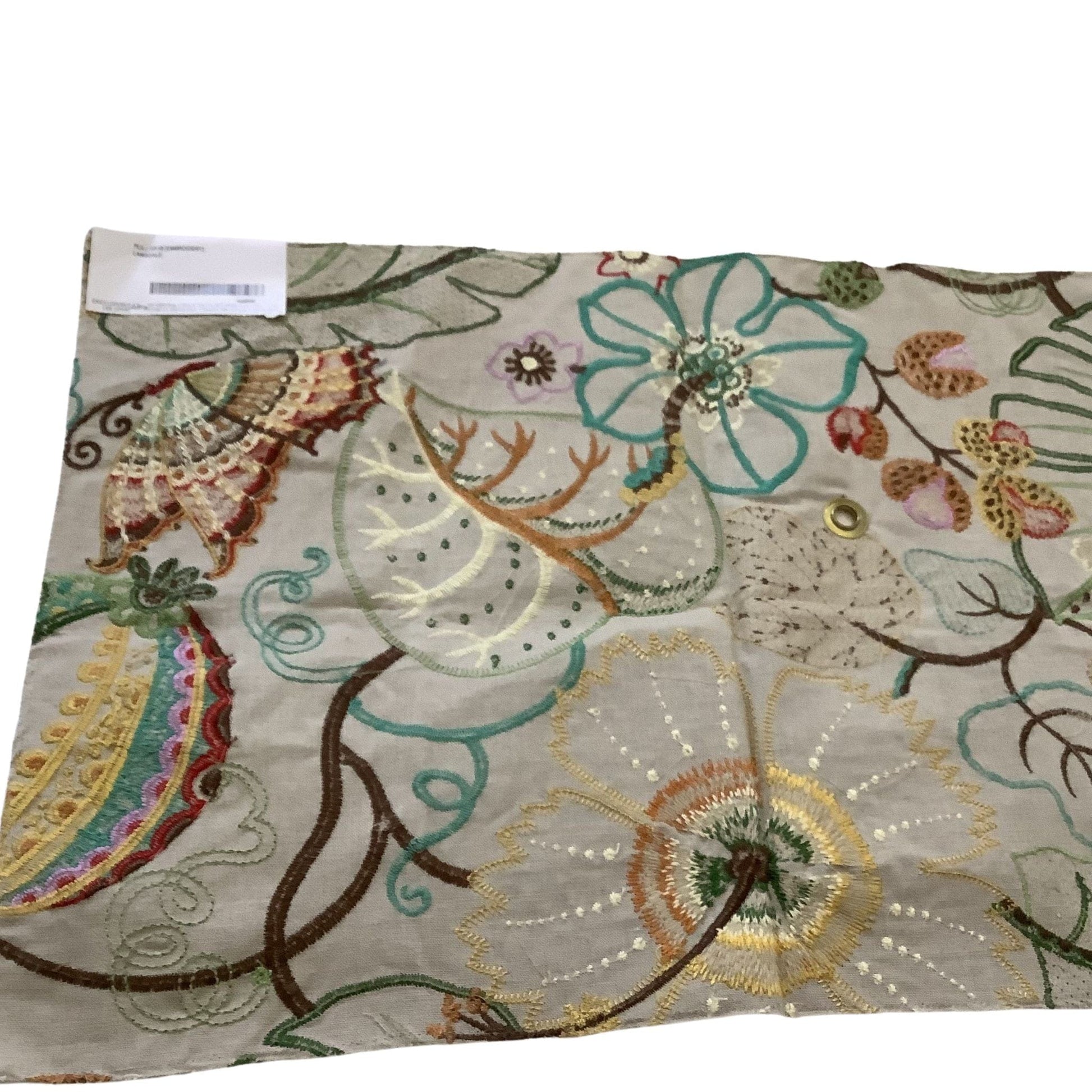Embroidered Fabric Sample