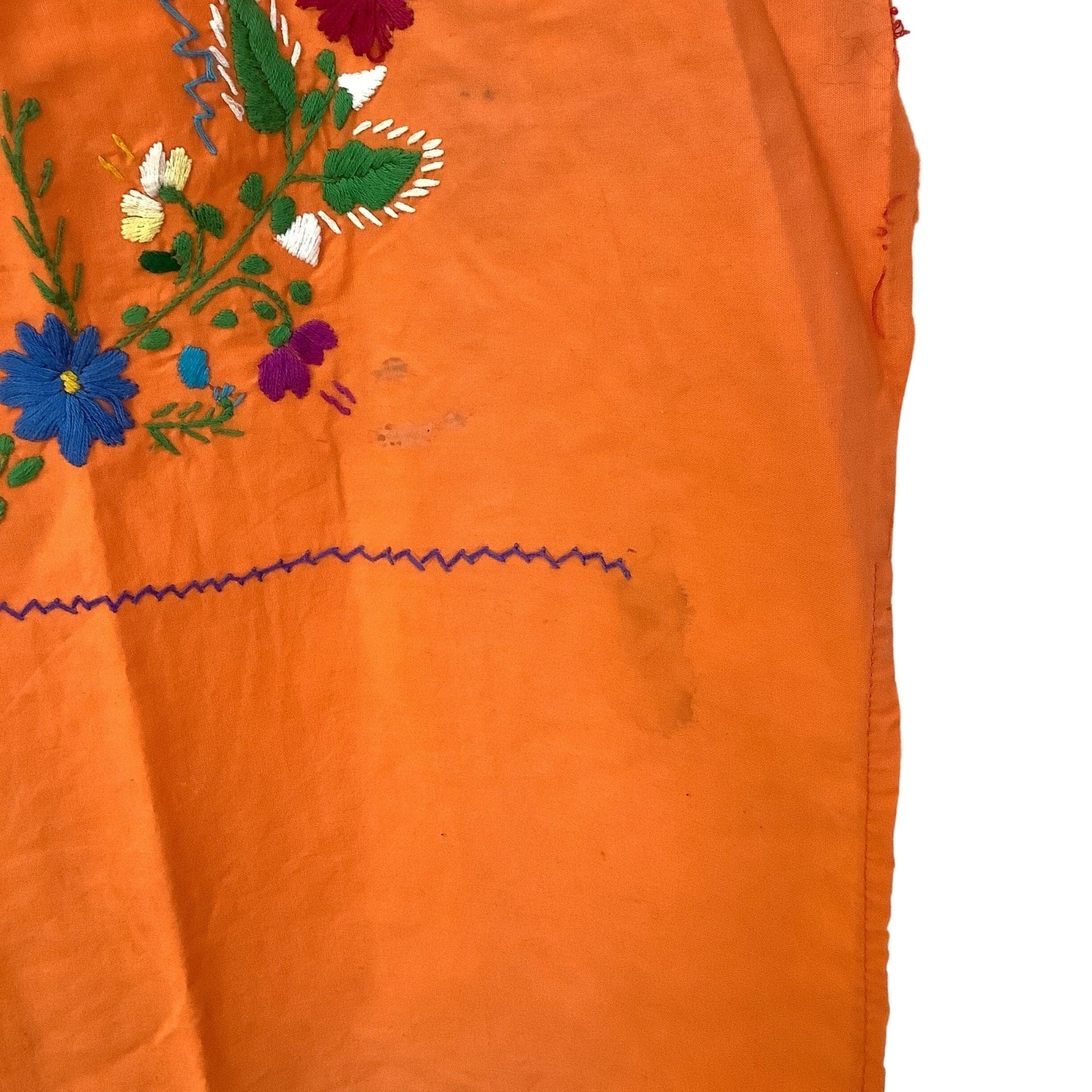Embroidered Peasant Dress
