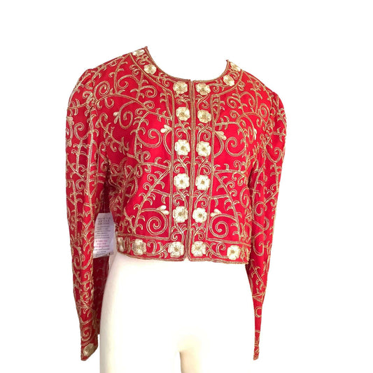 Embroidered Silk Jacket