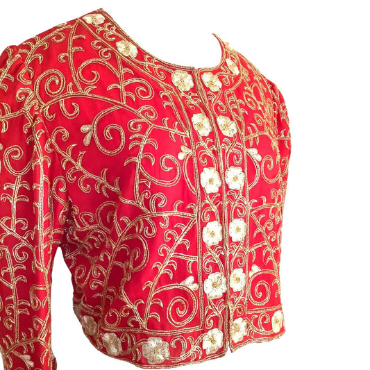 Embroidered Silk Jacket