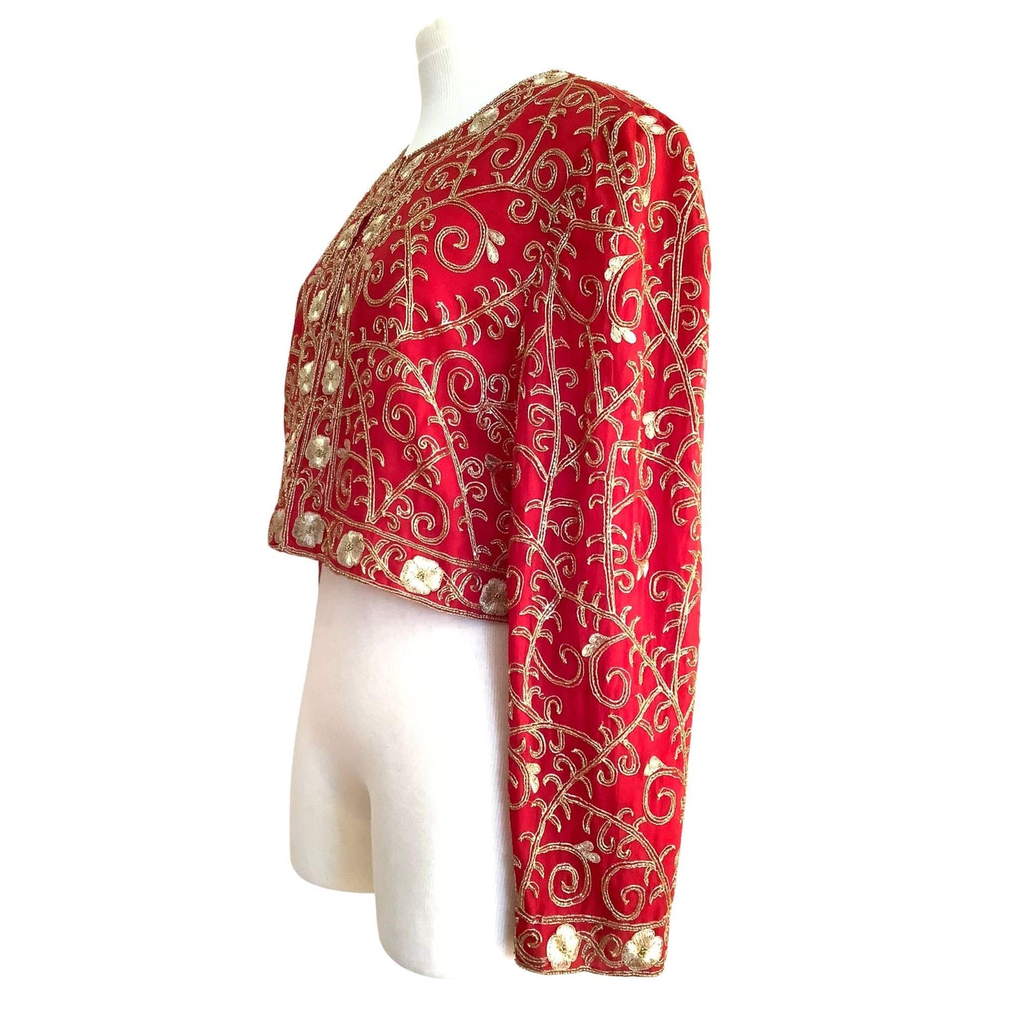 Embroidered Silk Jacket