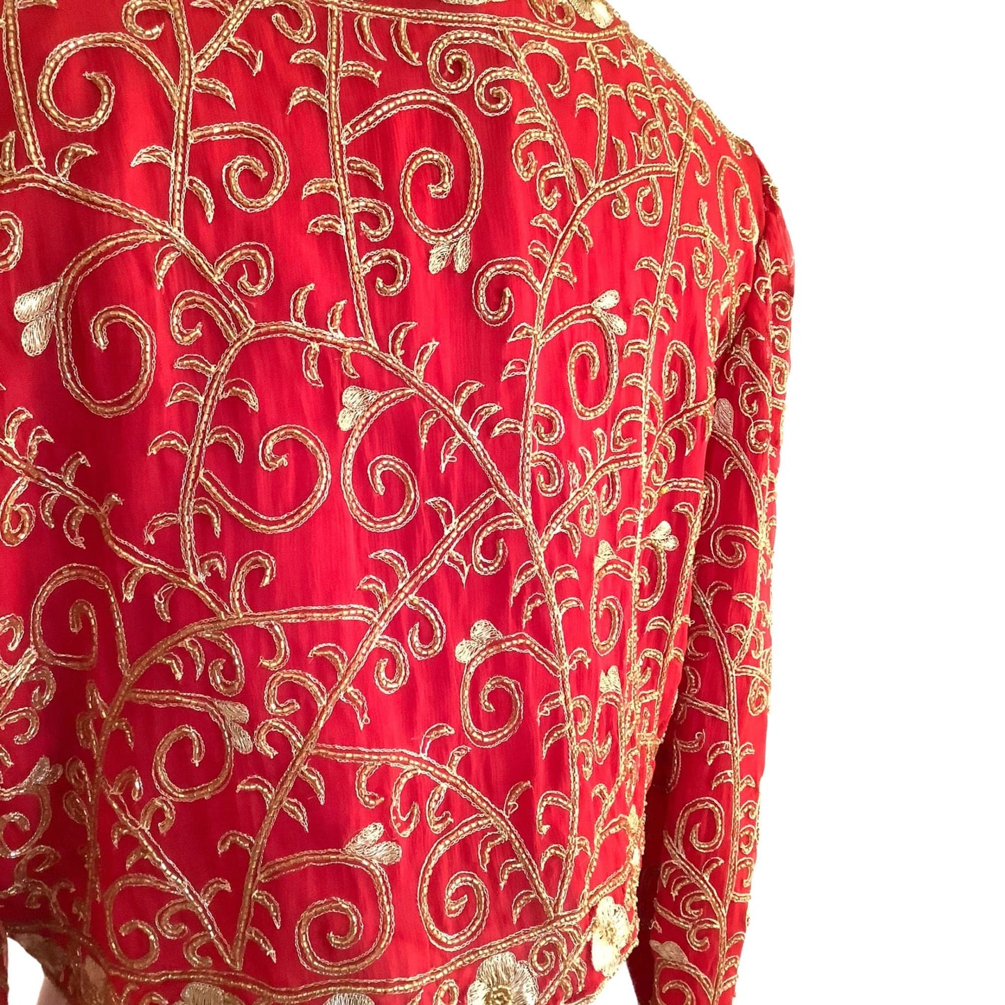 Embroidered Silk Jacket