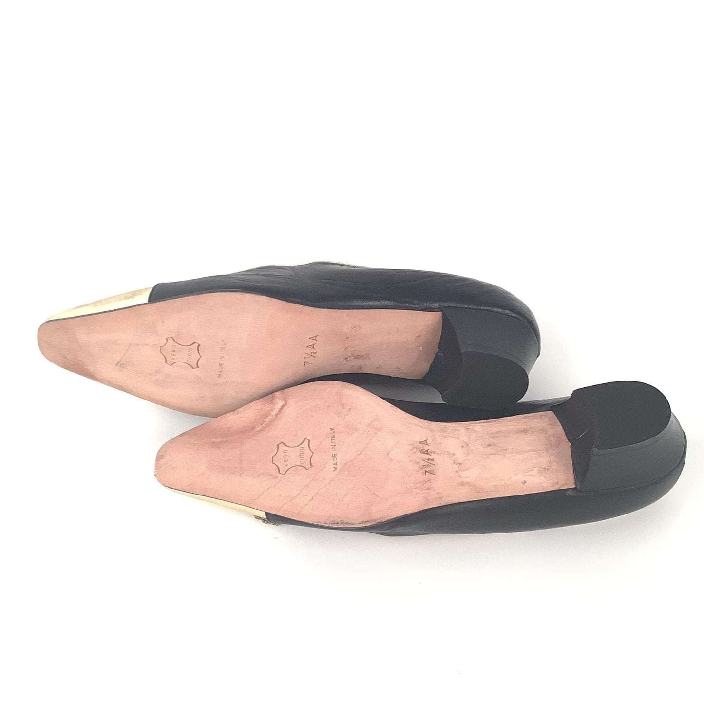 Escada Gold Pump Shoes