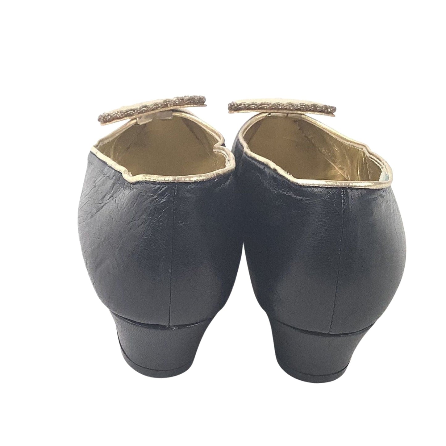 Escada Gold Pump Shoes