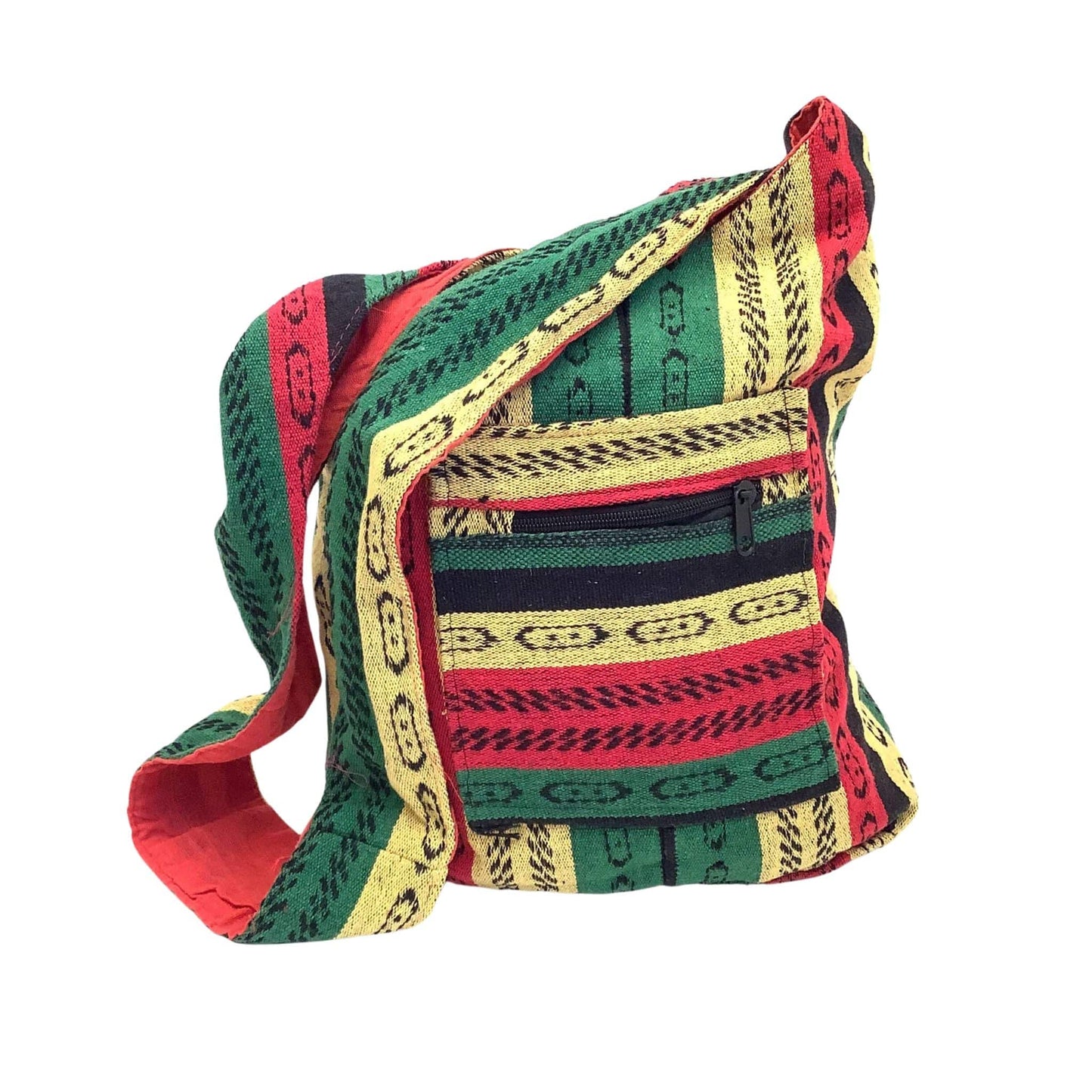 Ethnic Fabric Satchel