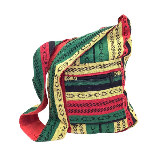 Ethnic Fabric Satchel