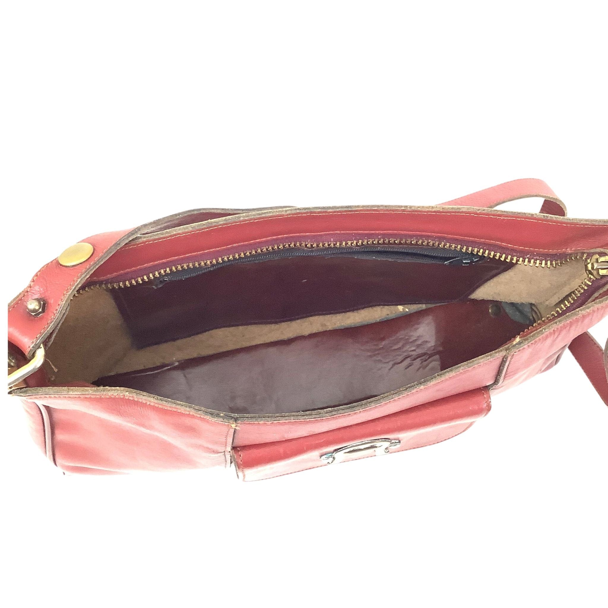 70's独！AIGNERボルドーバッグ vintage etienne aigner leather red purse | eBay