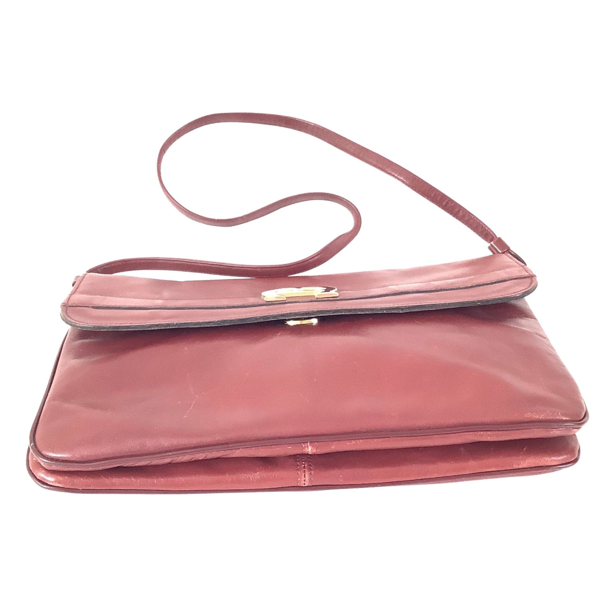 Aigner Clutch Bag Showing Bottom of Purse View