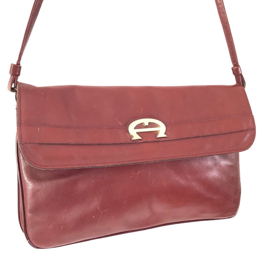 Etienne Aigner convertible clutch bag vintage classic handbag with strap