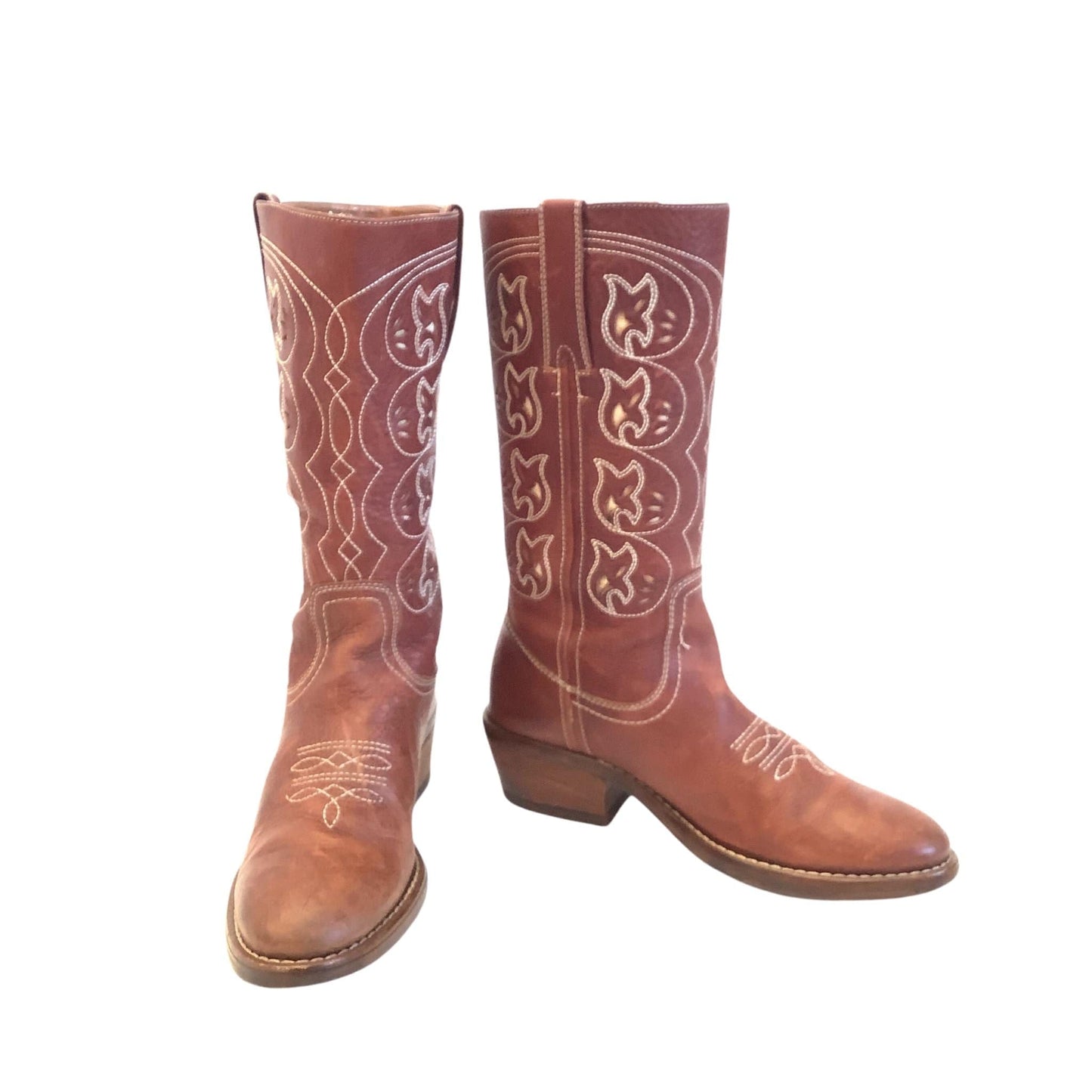 Fancy Western Leather Boots