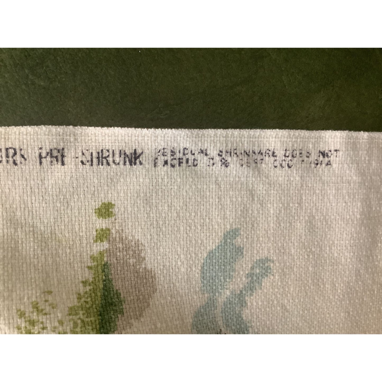 Farmhouse Barkcloth Remnant