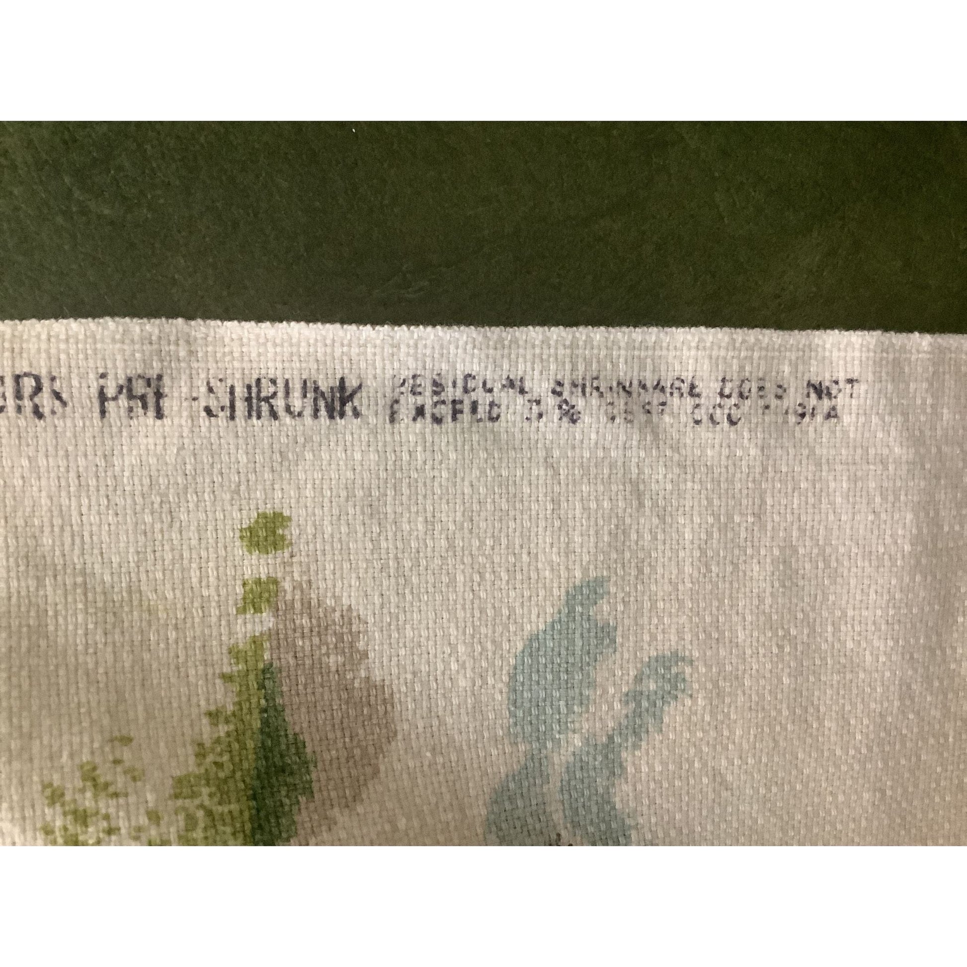 Farmhouse Barkcloth Remnant