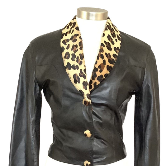 Faux Leopard Bolero
