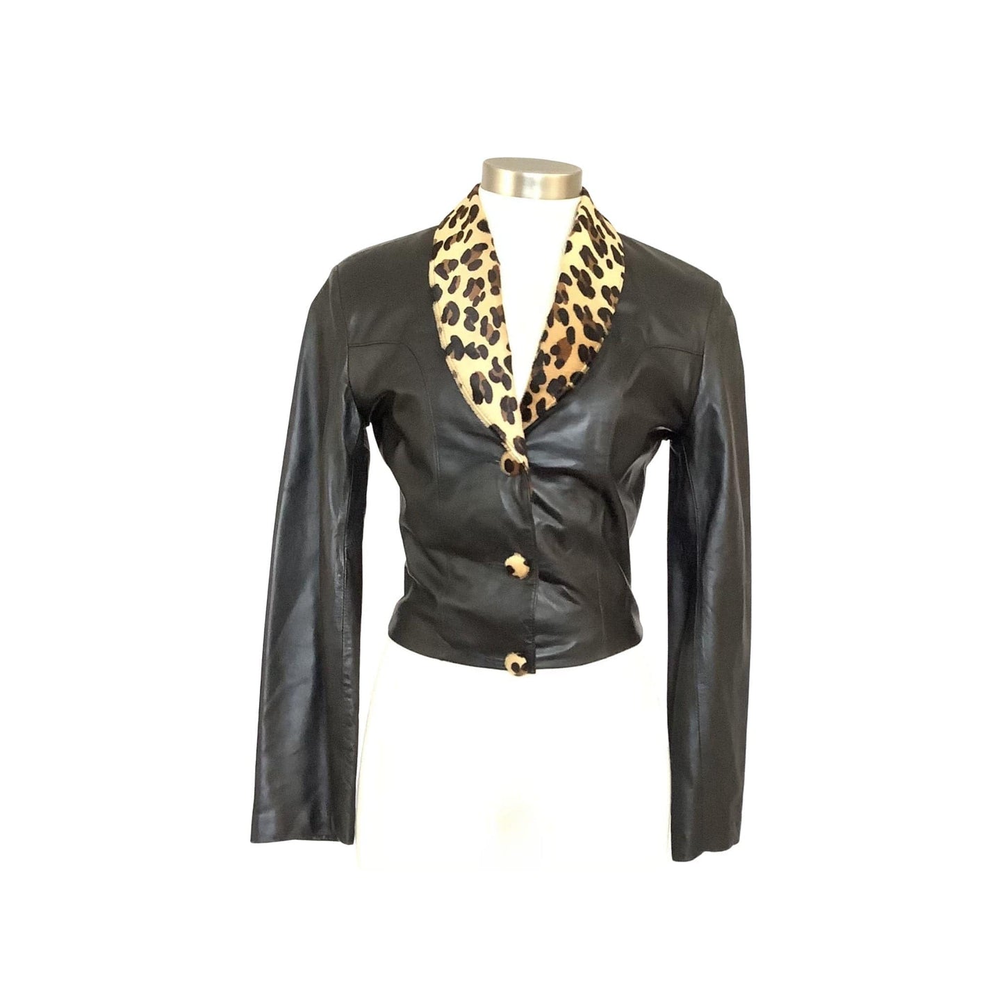 Faux Leopard Bolero