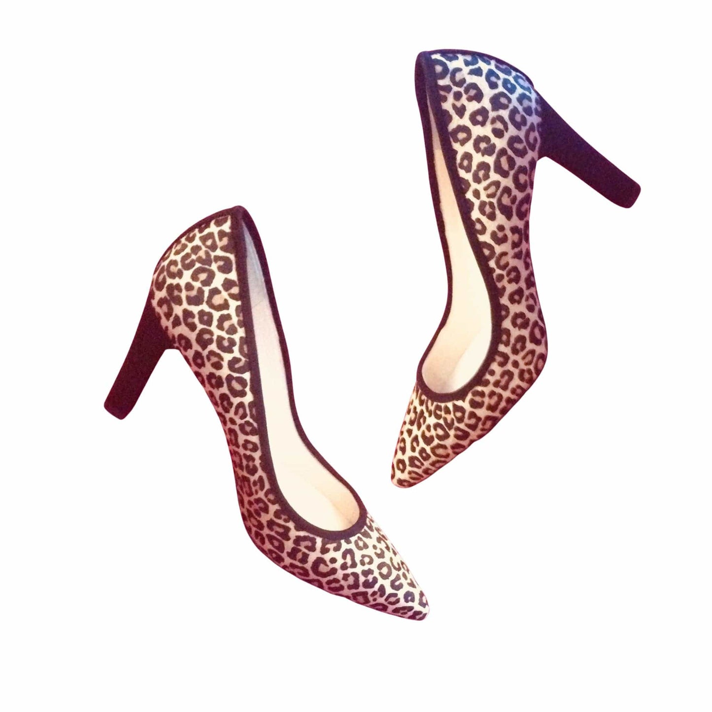 Faux Leopard Heels