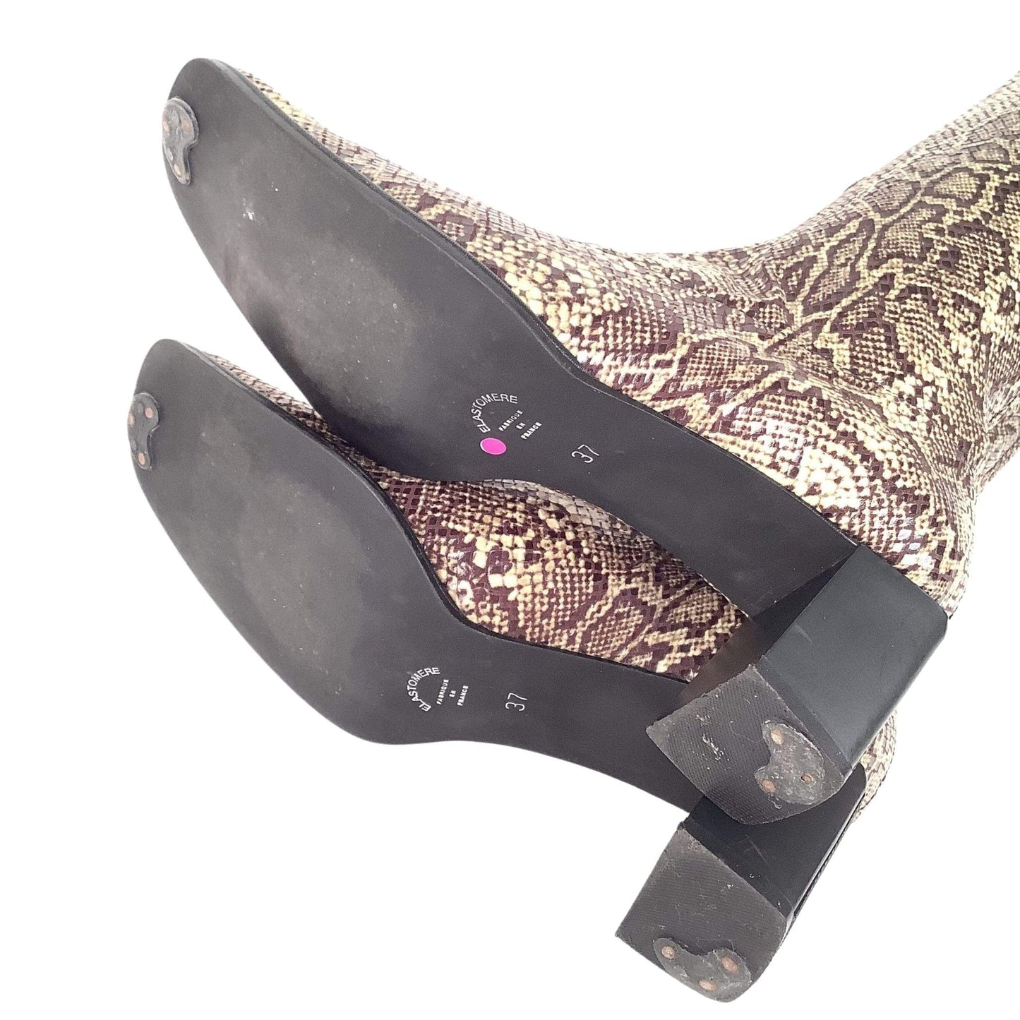 Faux Reptile GoGo Boots