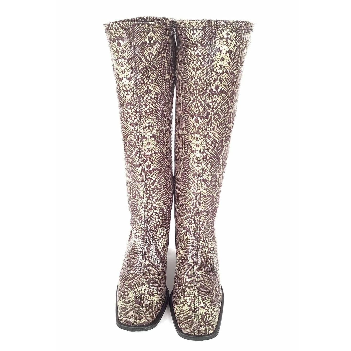 Faux Reptile GoGo Boots