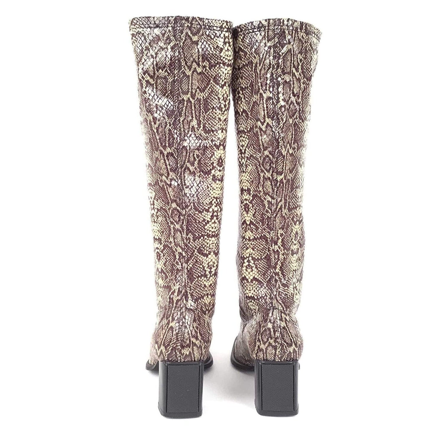 Faux Reptile GoGo Boots