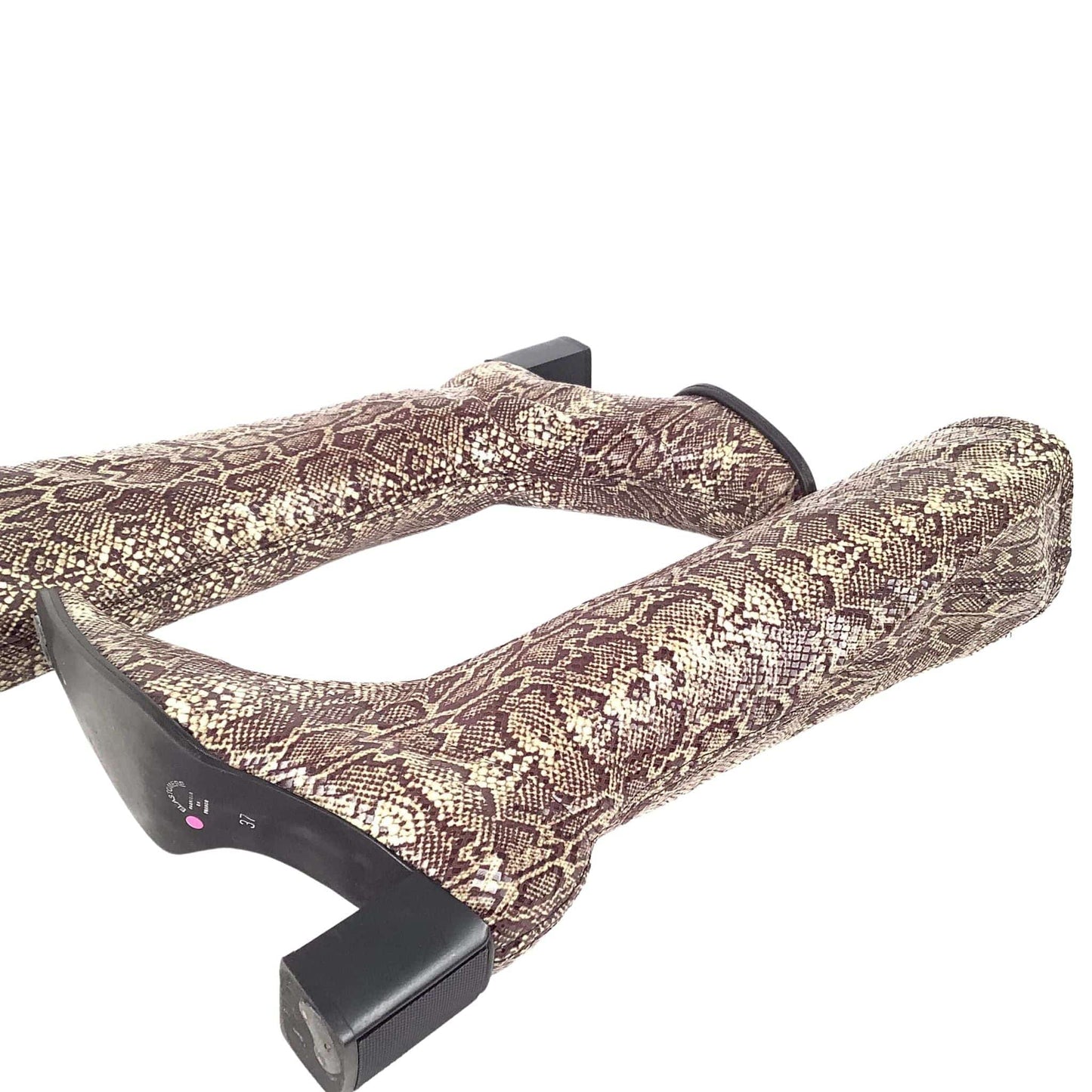 Faux Reptile GoGo Boots