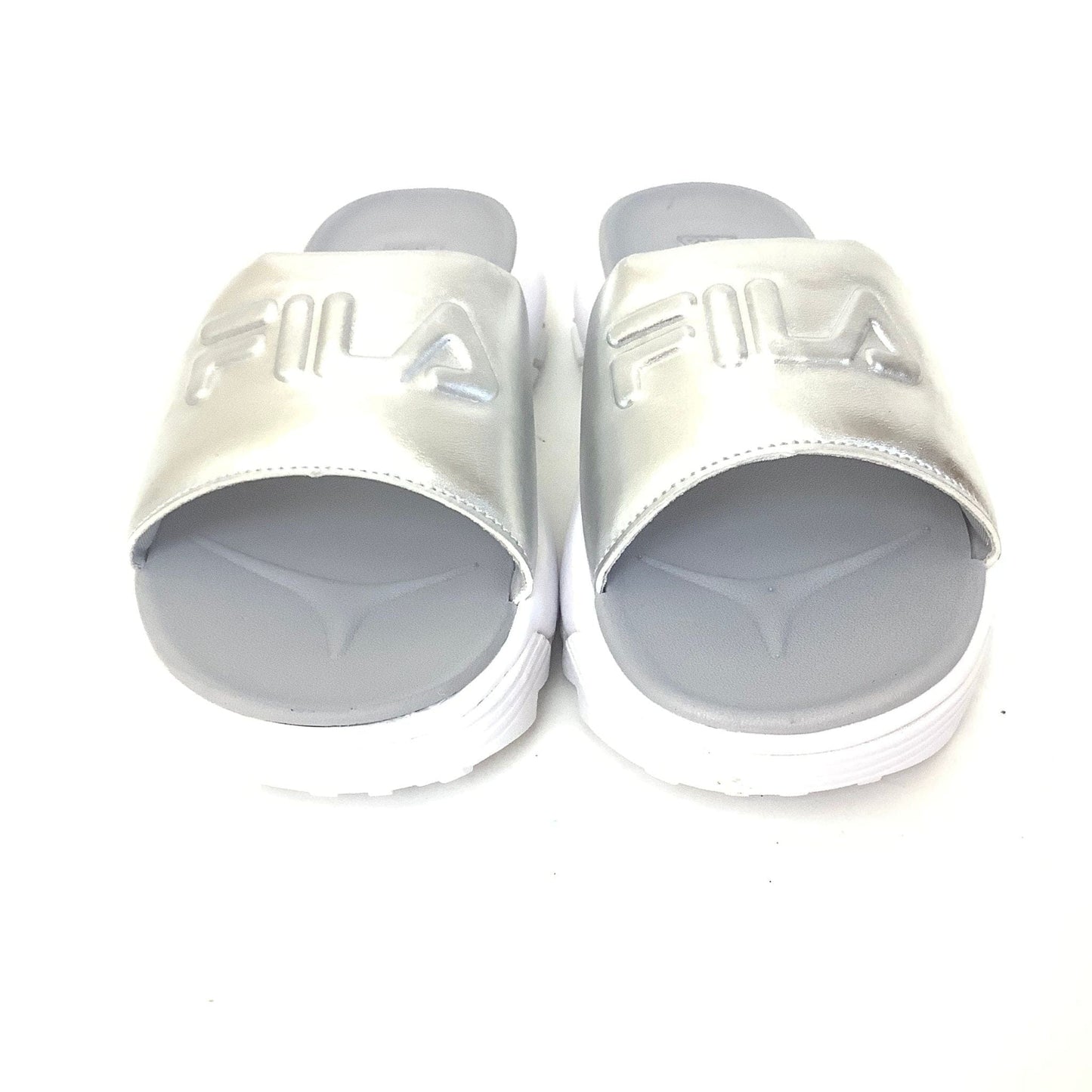 Fila Silver Creeper Slides 7.5 / Silver / Y2K - Now
