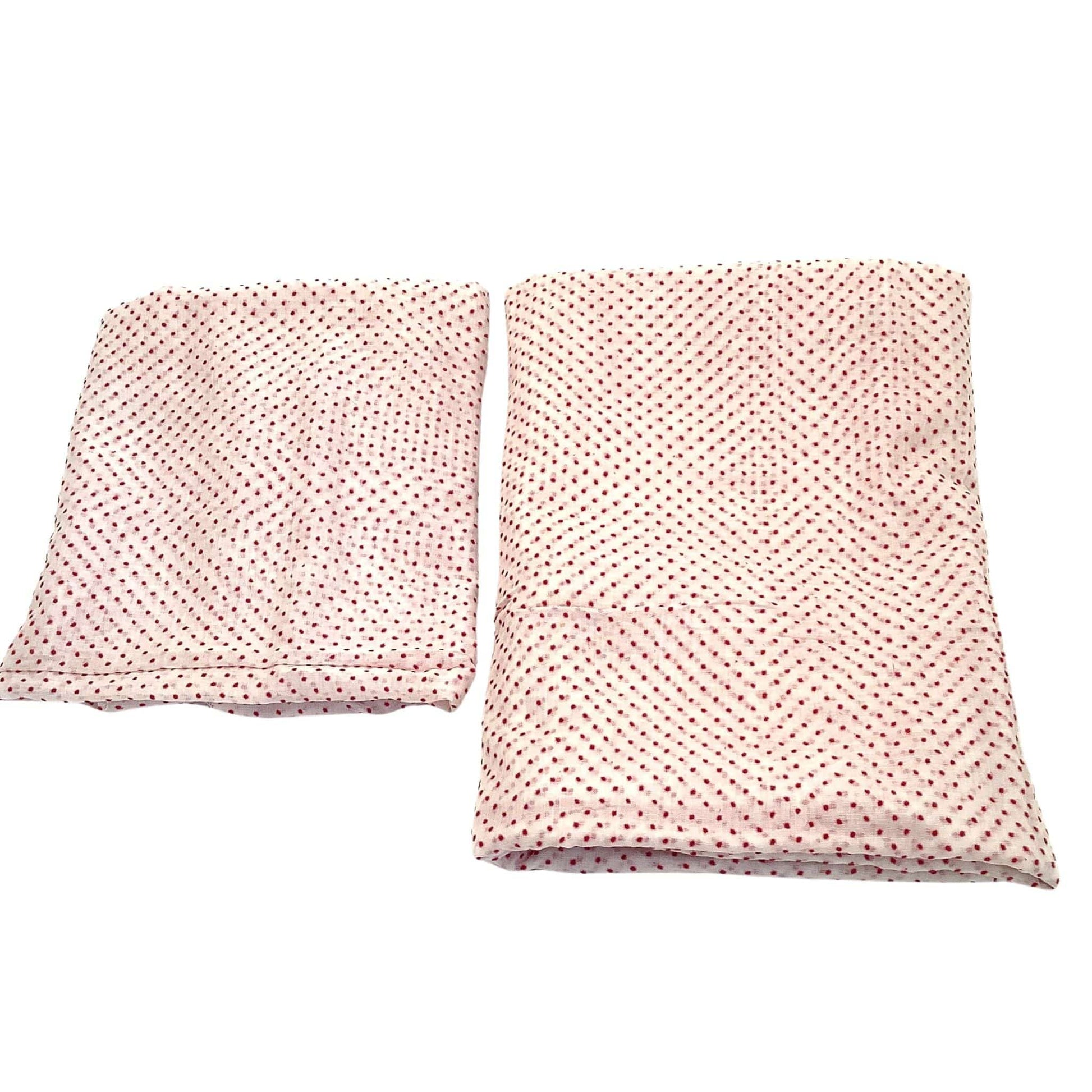 Flocked Sheer Fabric